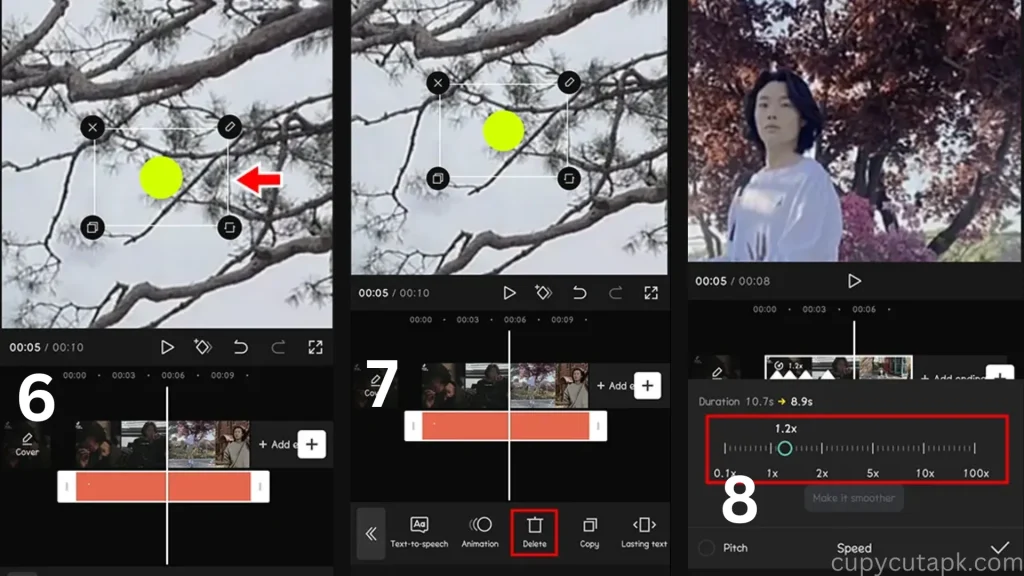 Step by step process ab how to use motion tracking in capcut